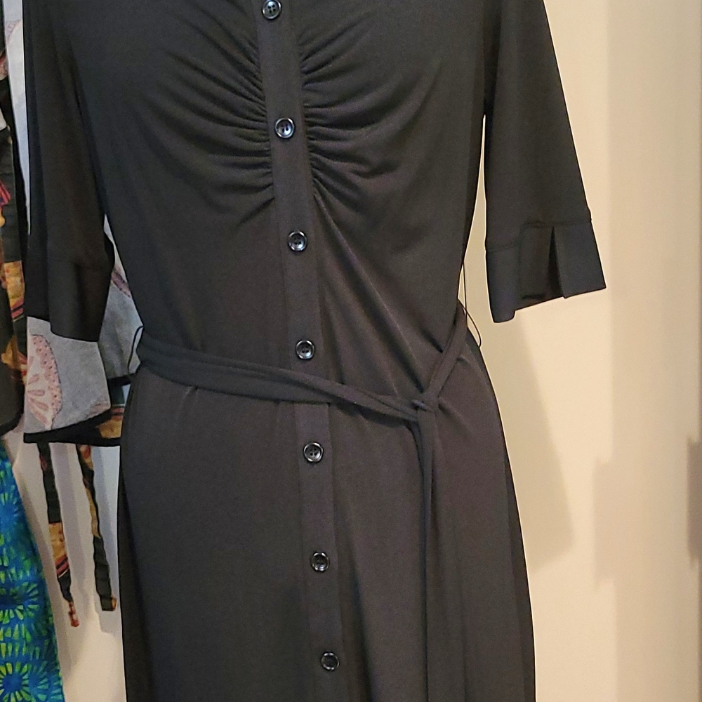 Laundry by Design Black Long Sleeve Dress